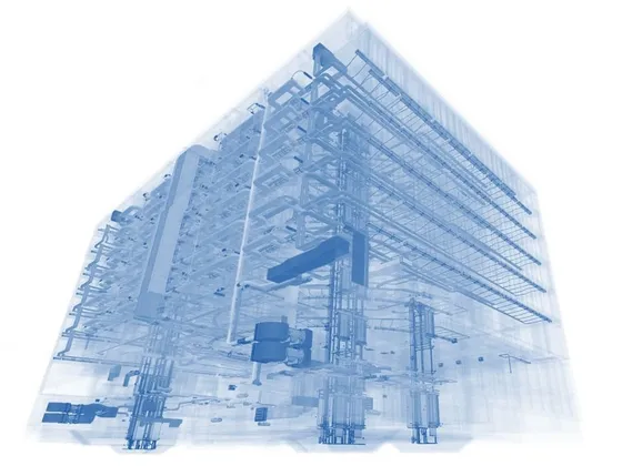 réseau électrique modélisé avec revit