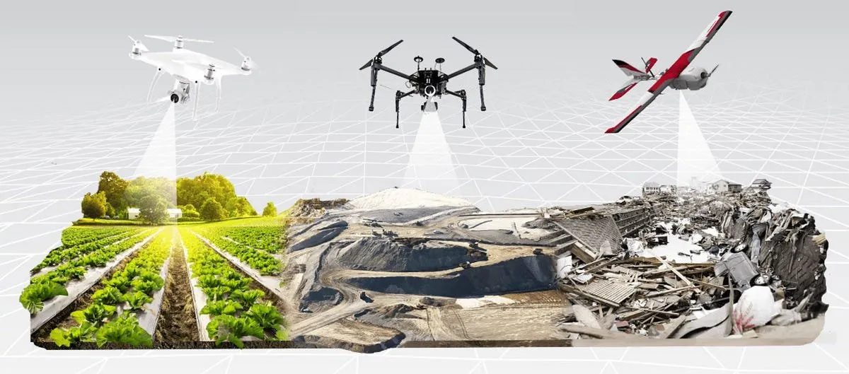 Application de la cartographie par drone