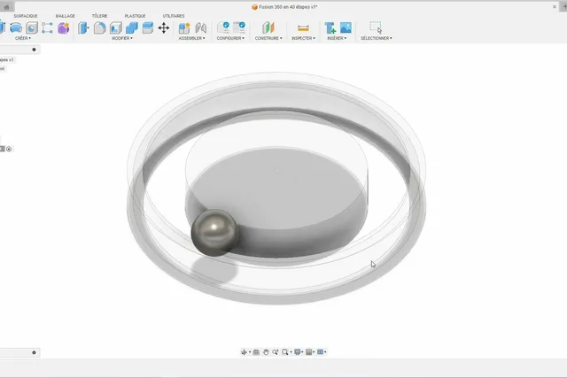 Simuler un mouvement de pièces dans Fusion 360