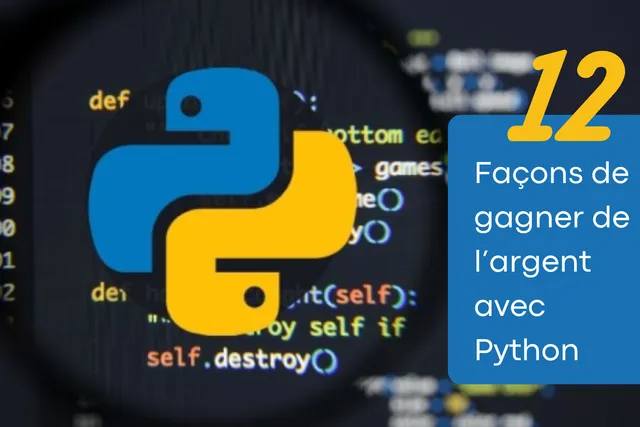 12 manières de gagner de l’argent avec Python