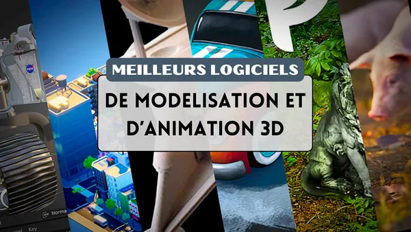 Logiciels de modélisation et d'animation 3D