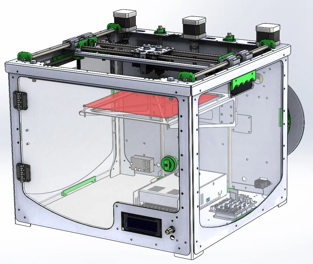 Caisson imprimante 3D