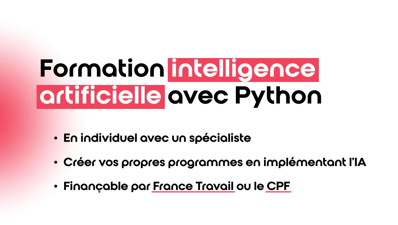 Formez-vous à créer votre programme IA