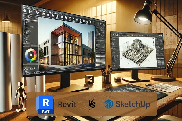 Revit vs SketchUp : Quel logiciel pour l'architecture ?