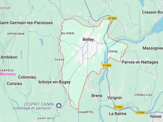 Carte de Colmar