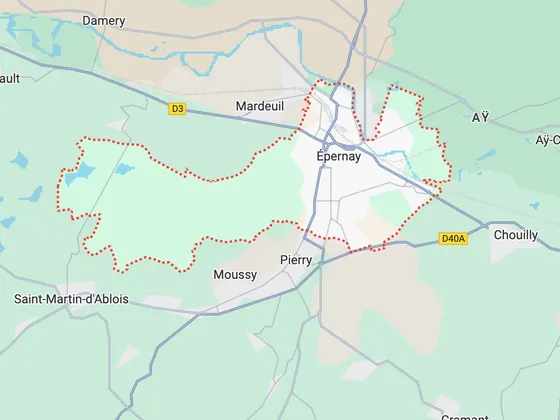 Carte d'Epernay