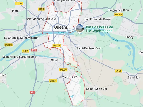 Carte d'Orléans