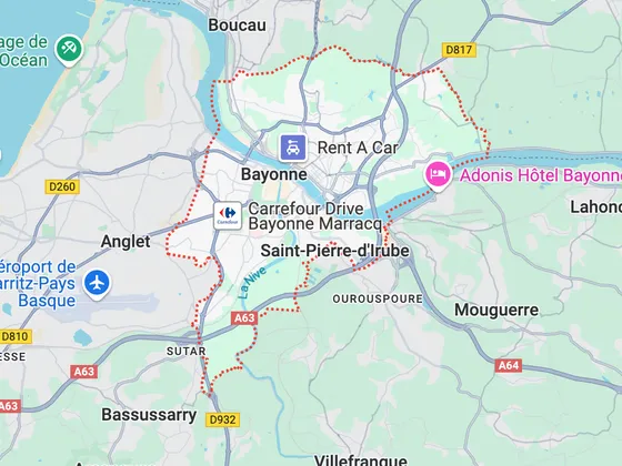 Carte de Bayonne
