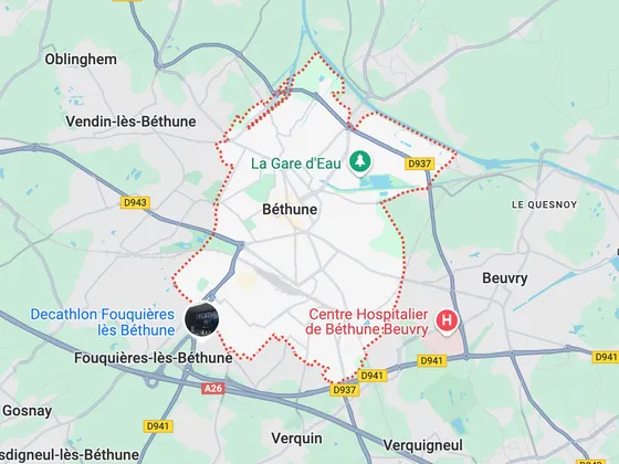Carte de Béthune