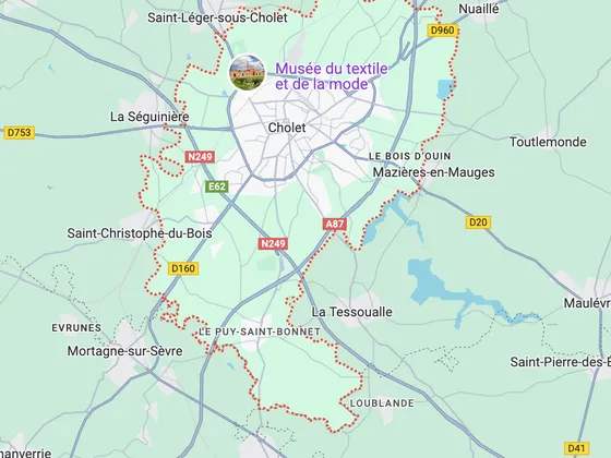 Carte de Cholet
