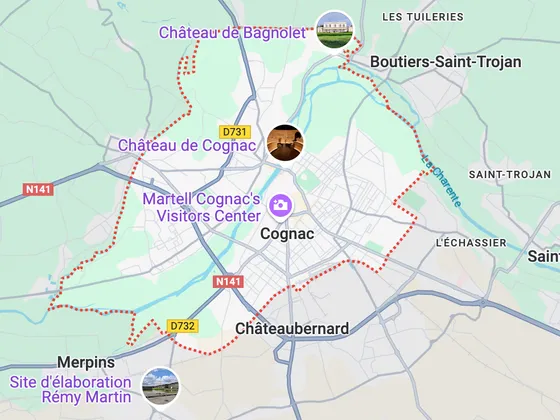 carte de Cognac