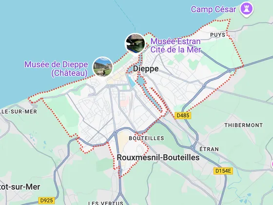 Carte de Dieppe