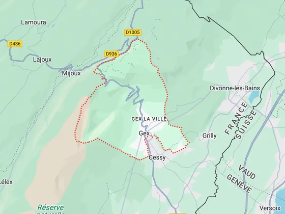 Carte de Gex