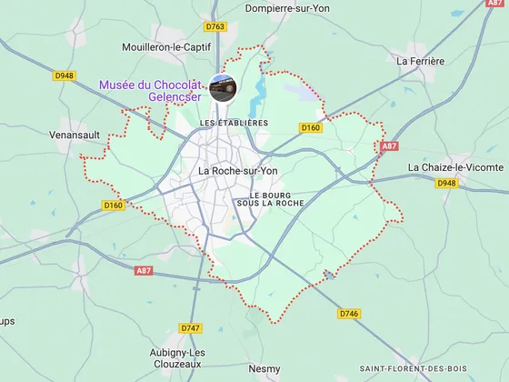 Carte de La Roche-sur-Yon