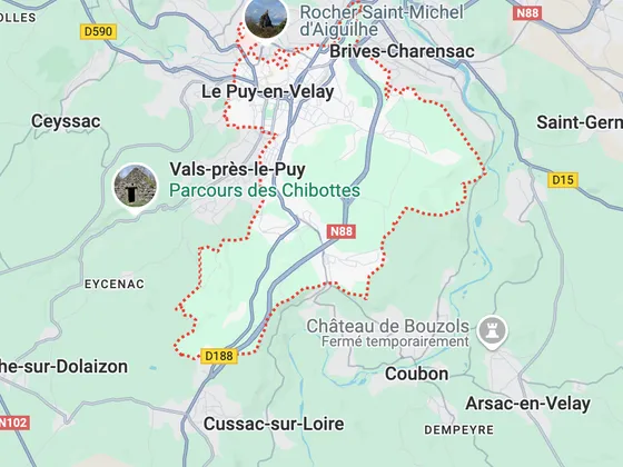 Carte de Le Puy-en-Velay