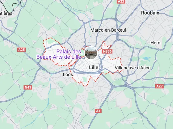 Carte de Lille