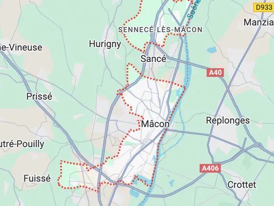 Carte de Mâcon