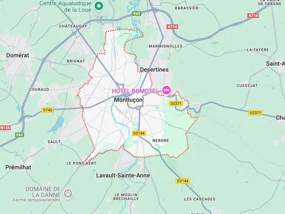 Carte de Montluçon