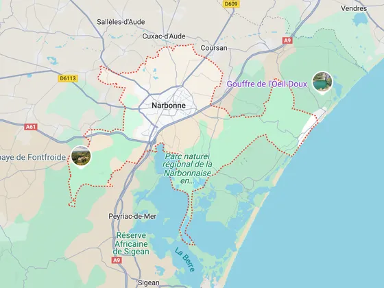 Carte de Narbonne