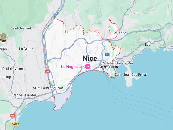Carte de Nice