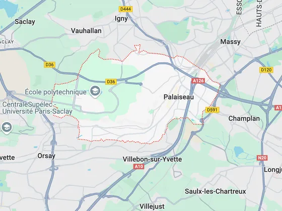 Carte de Palaiseau