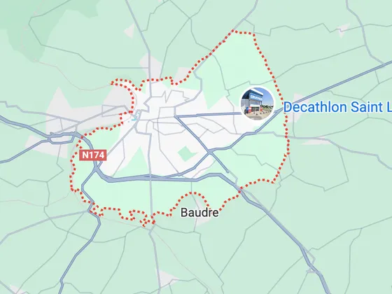 Carte de Saint-Lô