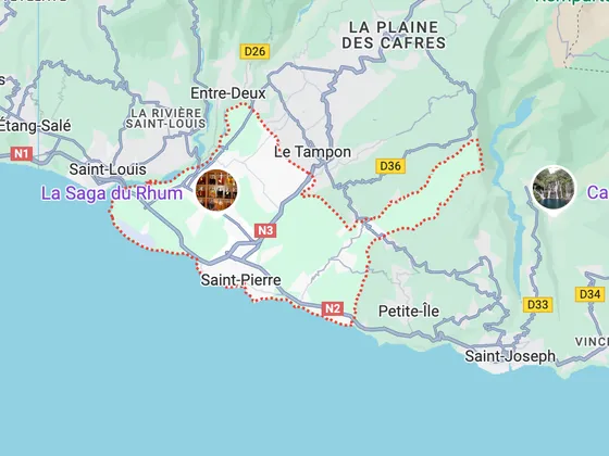 Carte de Saint-Pierre
