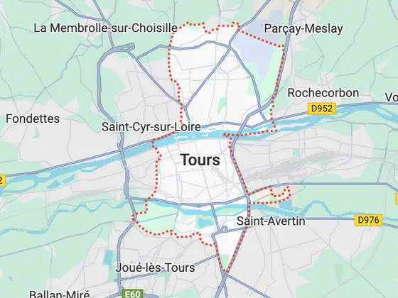 Carte de Tours