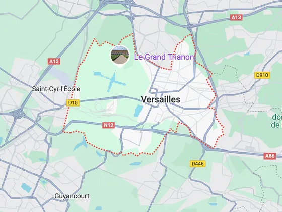 Carte de Versailles
