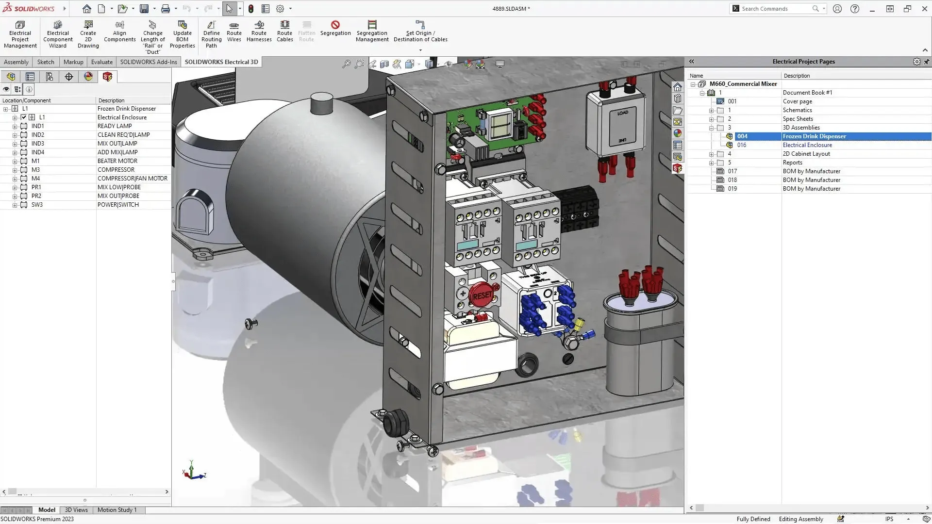 Conception électrique solidworks