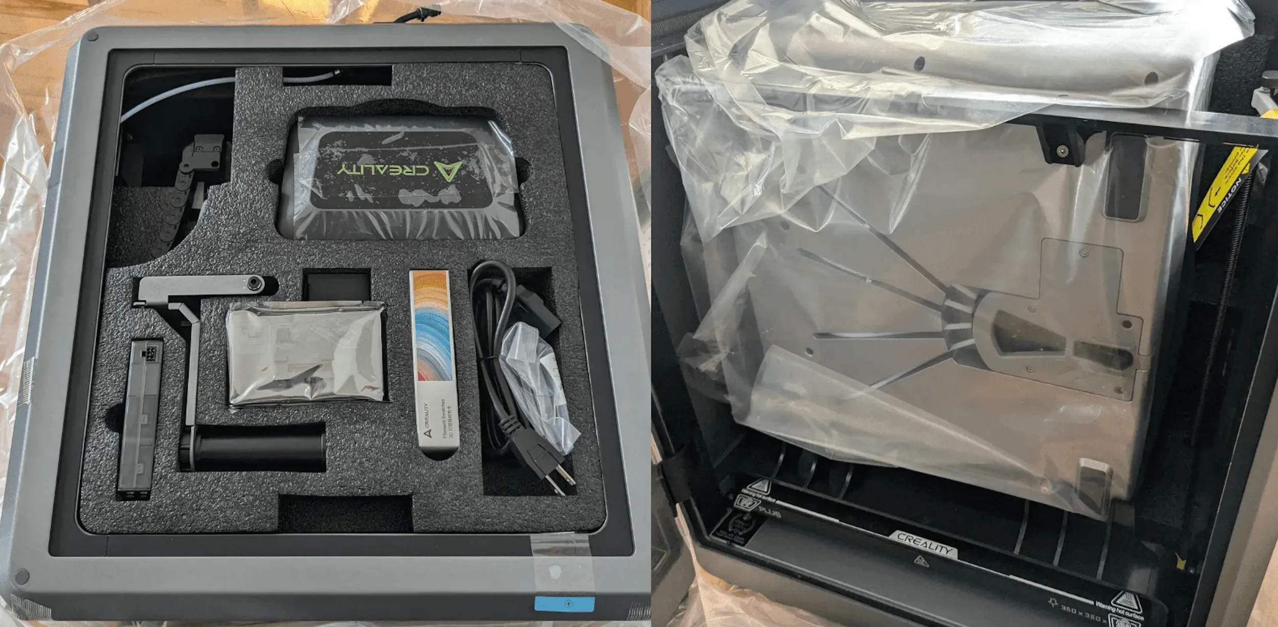 Déballage de Creality K2 Plus