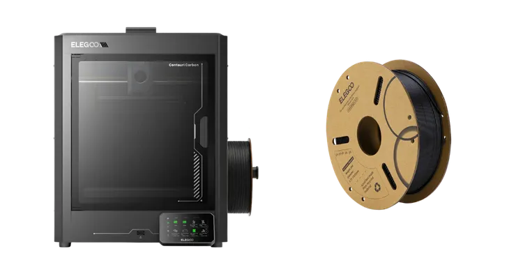 Imprimante 3D FDM ELEGOO avec bobine de filament noir