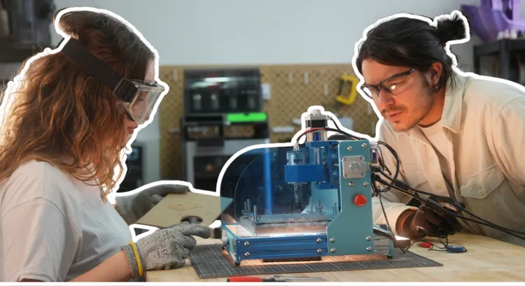 Pièce usinée sur fraiseuse CNC — formation fraisage avec Fusion 360