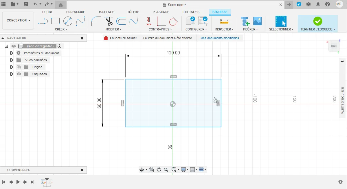 Dessin fusion 360