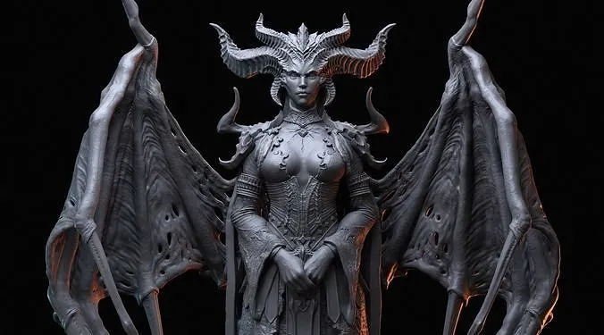 Figurine de Lilith de Diablo 4
