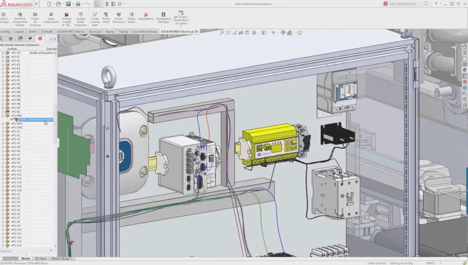 Fonction avancée conception électrique SolidWorks
