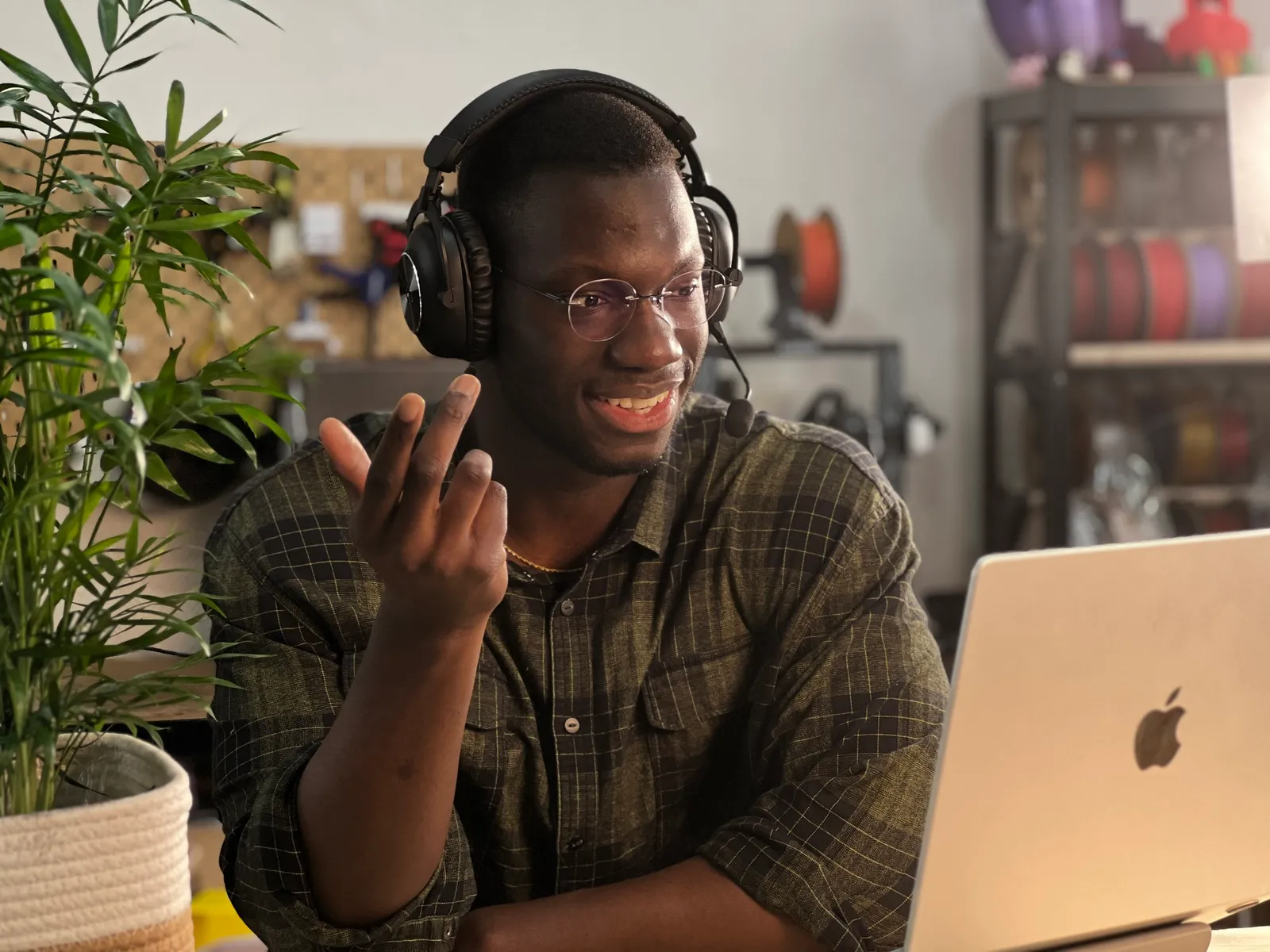 Une formation en visio, au casque