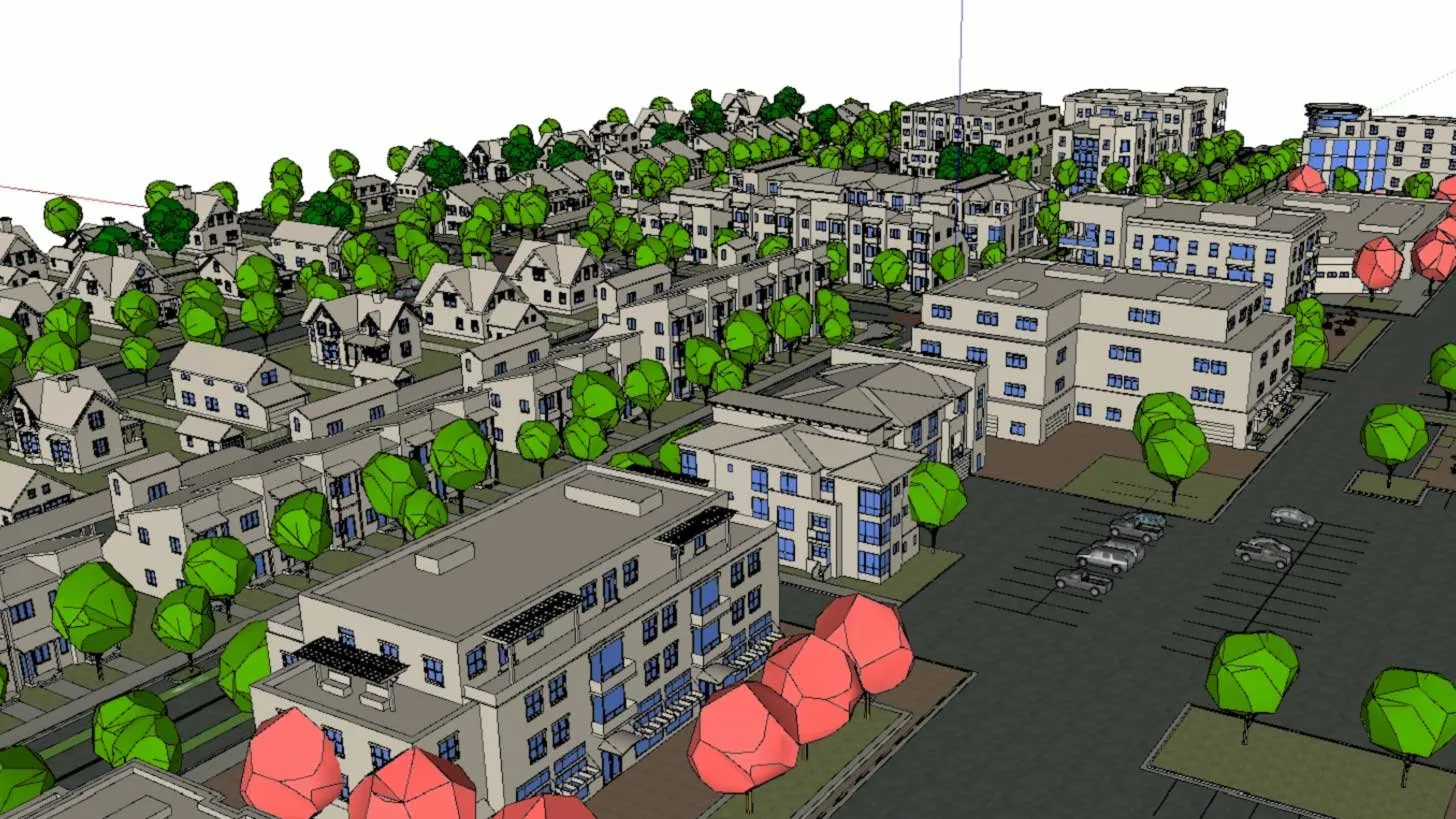Grand quartier sketchup