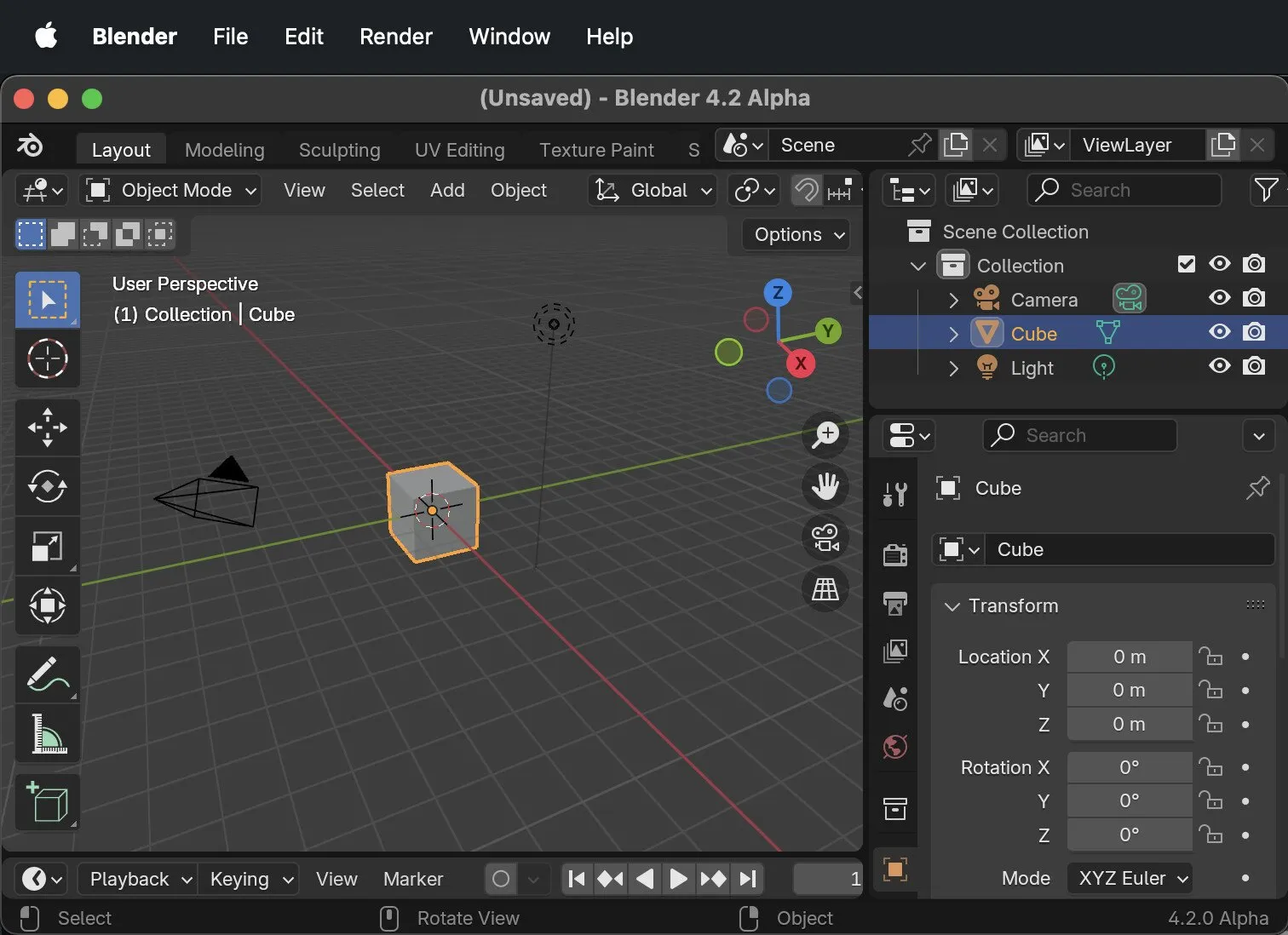 Interface Blender