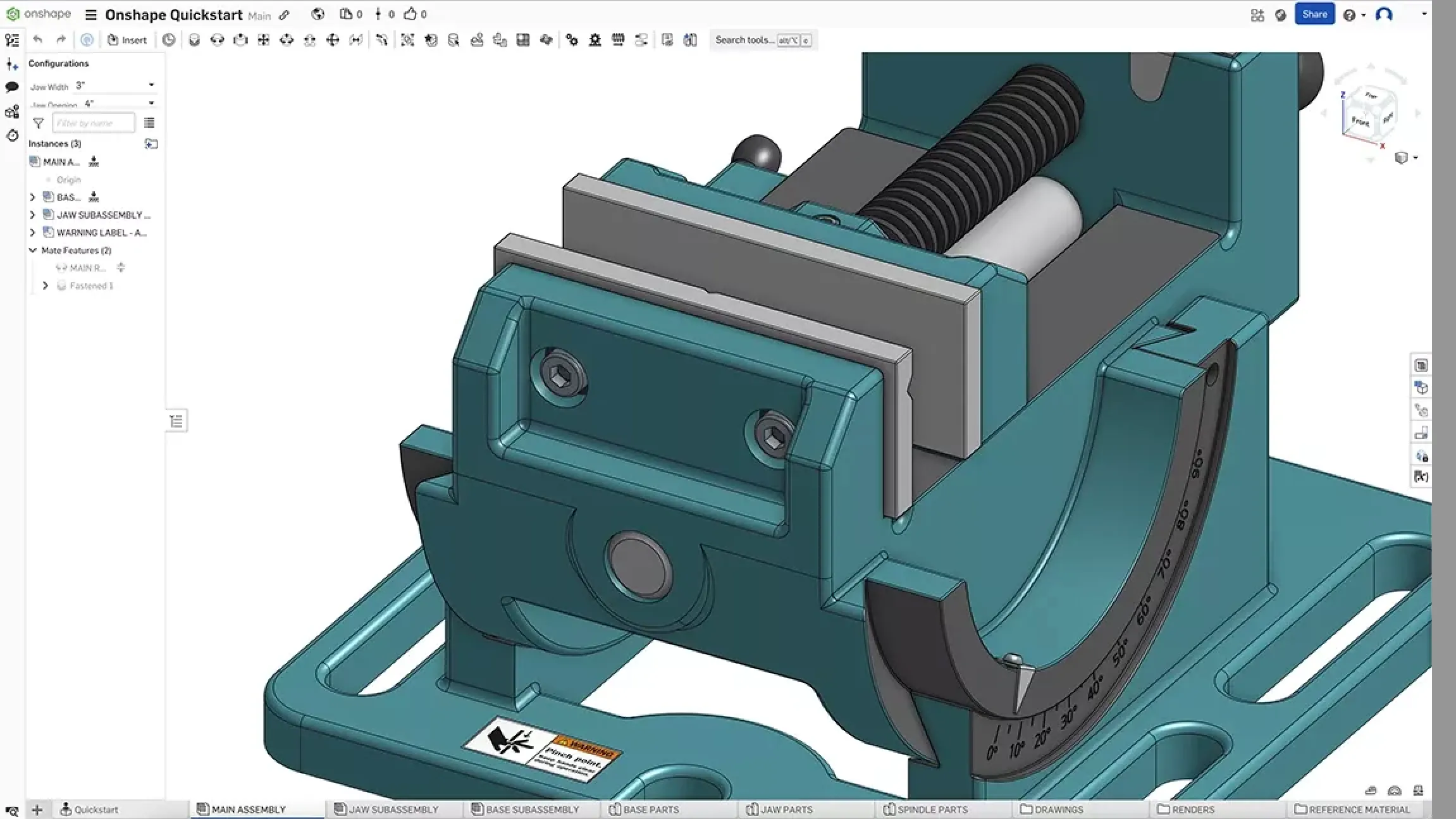 Interface Onshape