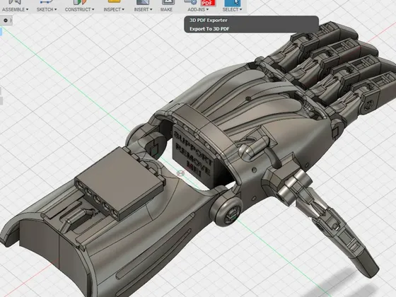 Interface fusion 360