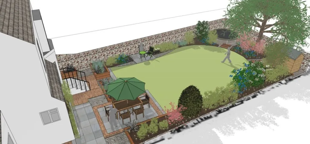 Jardin sketchUp