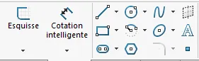 Les outils d'esquisses SolidWorks
