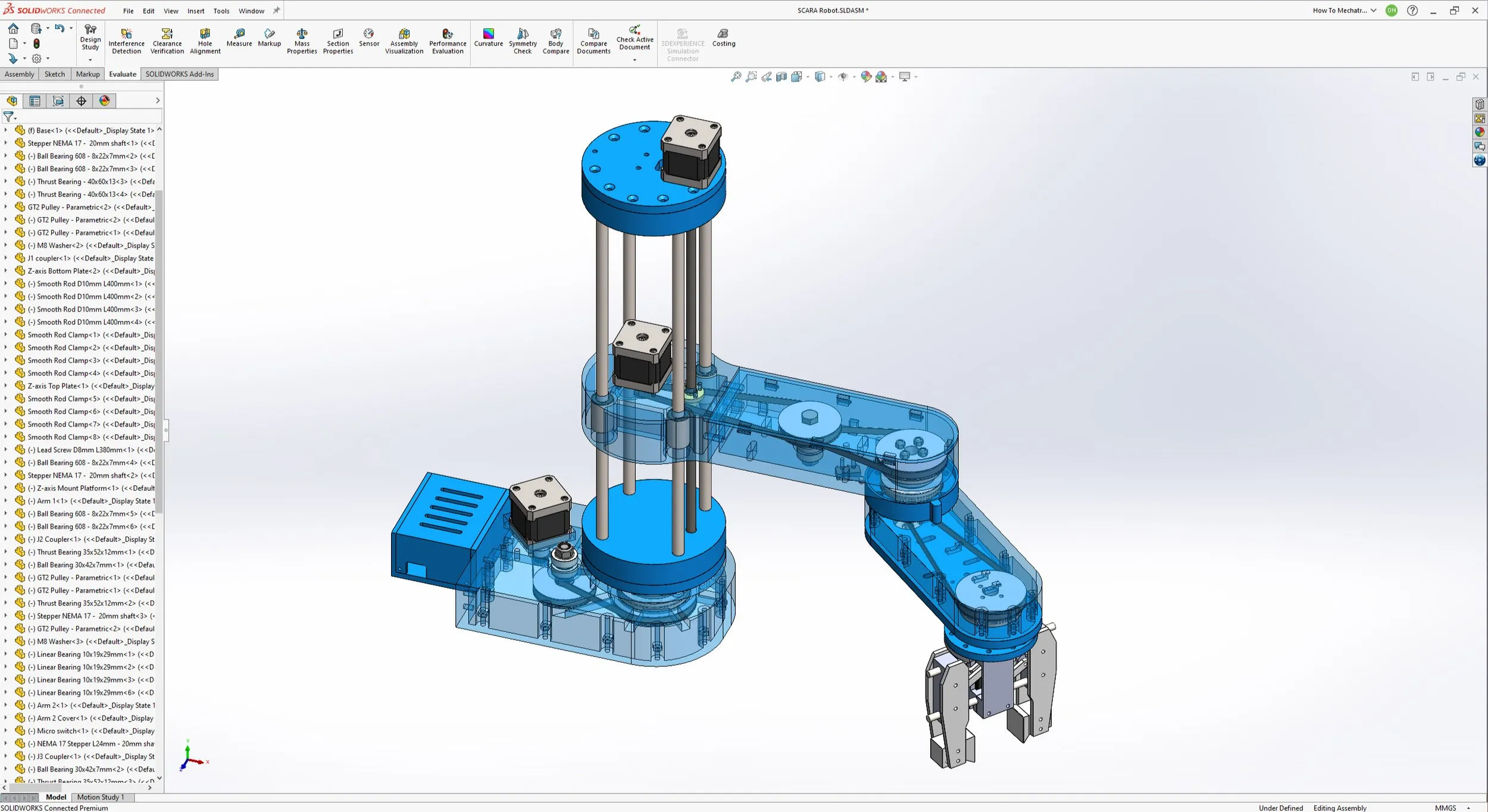 Machine industrielle solidworks
