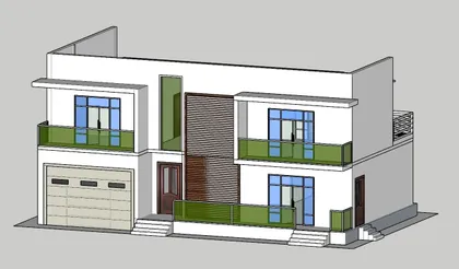 Maison sketchup