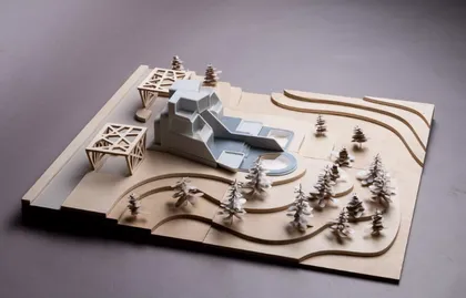 Maquette en bois CNC