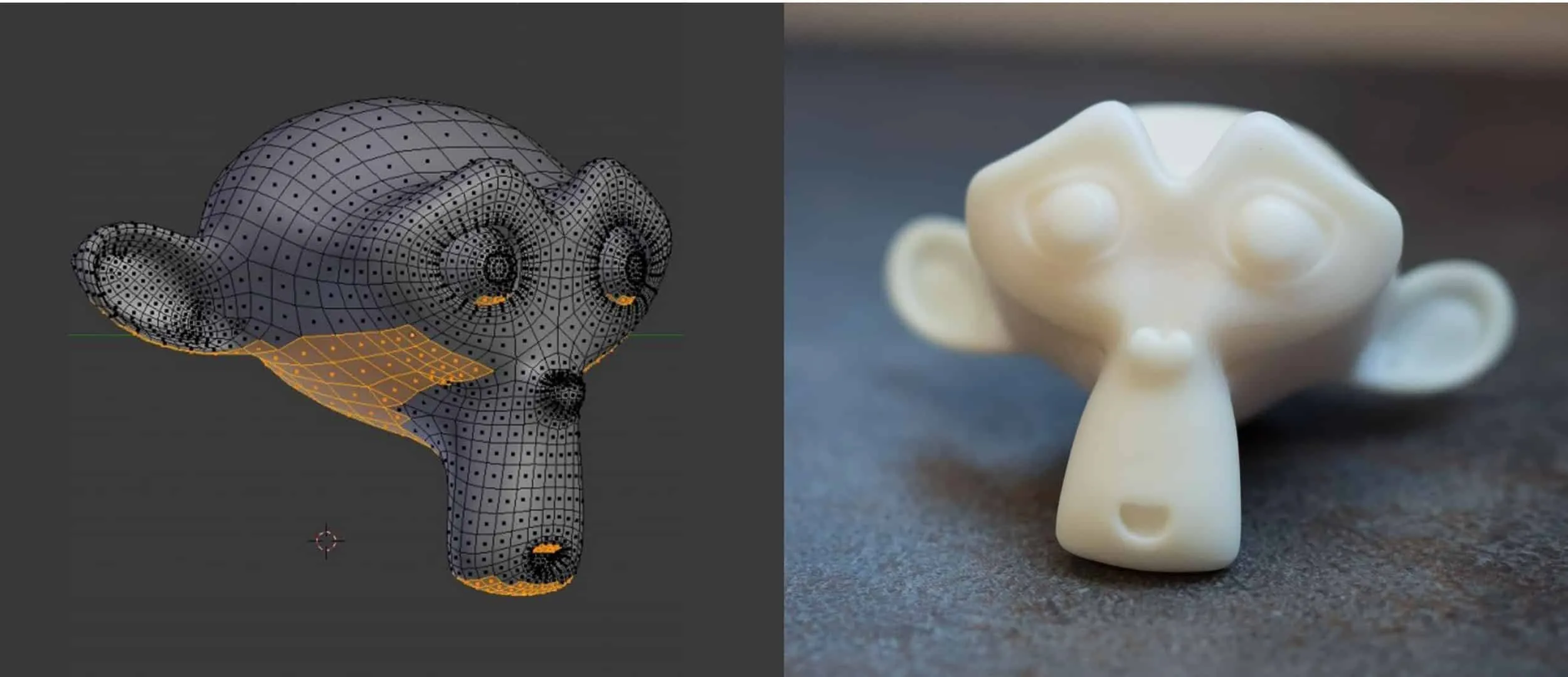 Modèle 3D blender imprimé en 3D