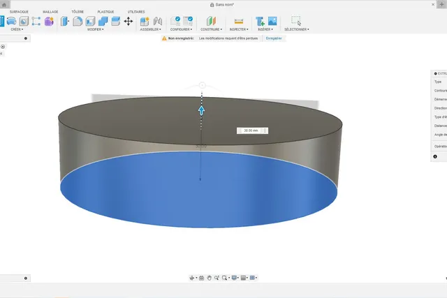 Comment créer un cylindre dans Fusion 360