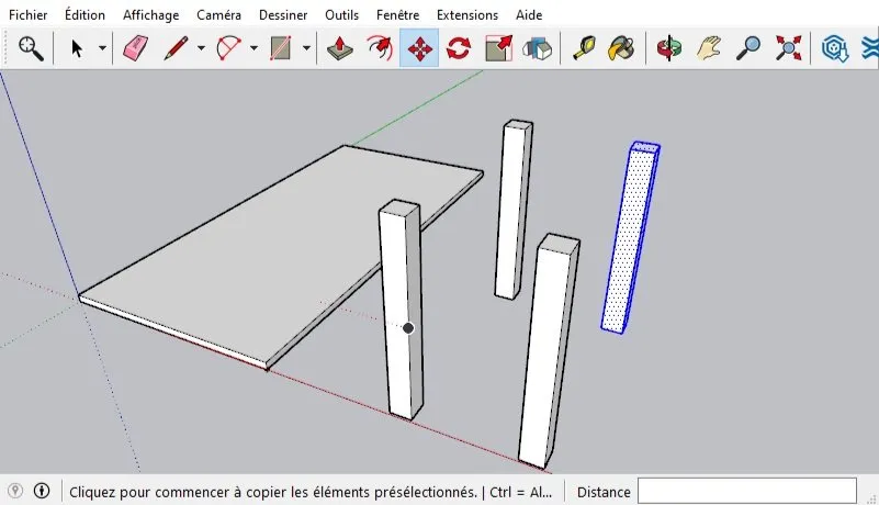 Pieds de table