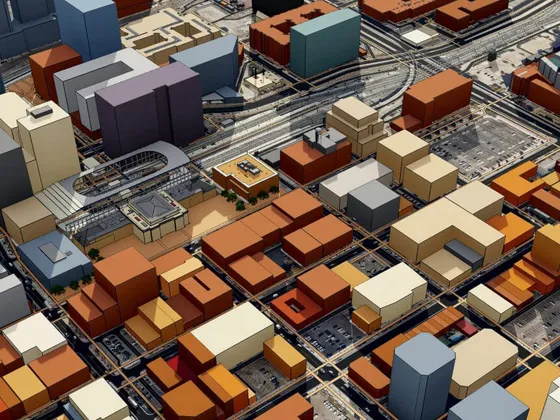ville 3D sketchup